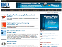 Tablet Screenshot of linux-mag.com